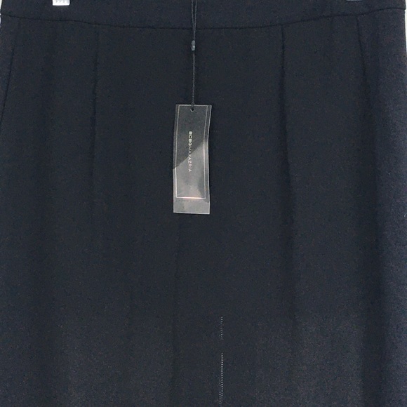 BCBGMAXAZRIA Black Francesca Mesh Pencil Skirt - Picture 4 of 8